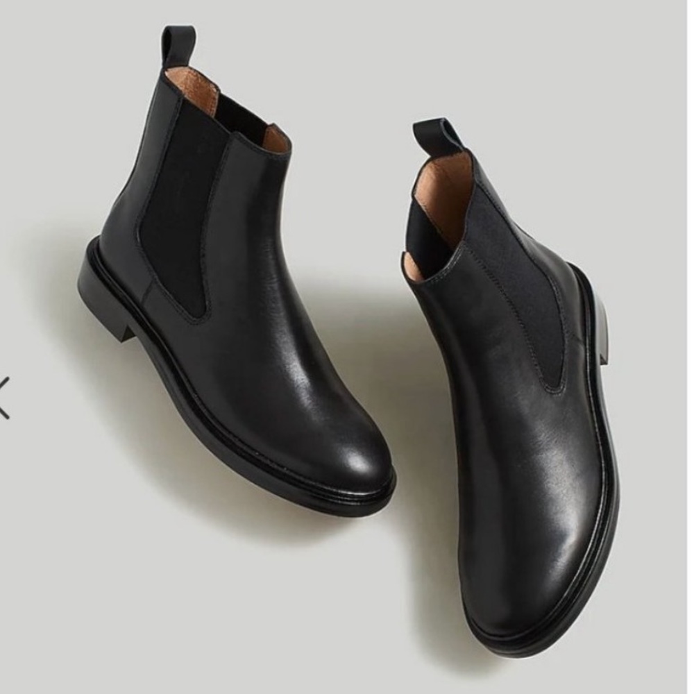 Madewell the Benning Chelsea Boots- worn once!